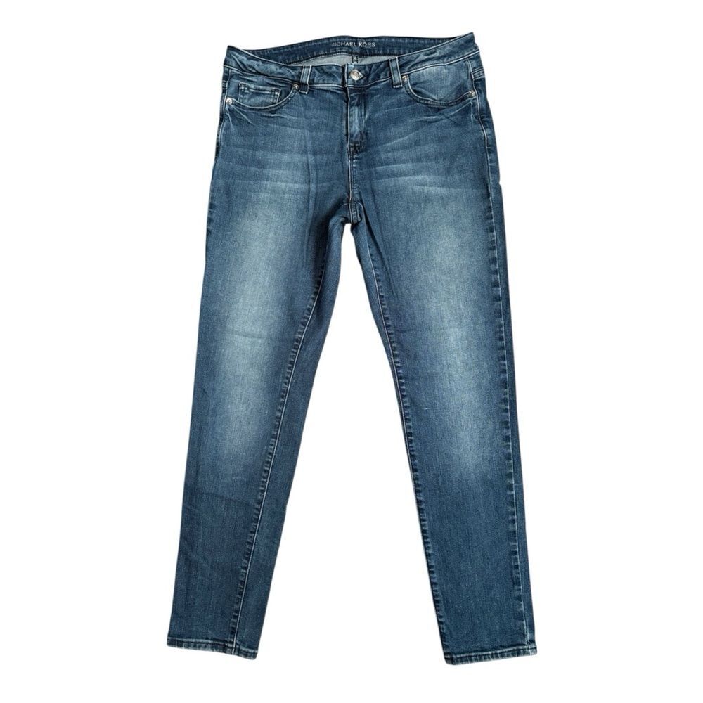 Michael Kors medium wash skinny jeans